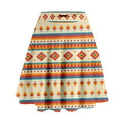 Native American Pattern High Waist Skirt by ExtraGoodSauce