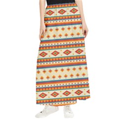 Native American Pattern Maxi Chiffon Skirt by ExtraGoodSauce