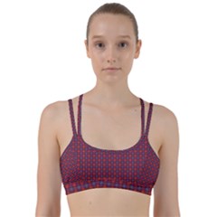 Tartan Pattern Line Them Up Sports Bra