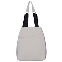 Abalone Grey Center Zip Backpack by FashionBoulevard