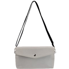 Abalone Grey Removable Strap Clutch Bag