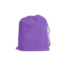 Amethyst Purple Drawstring Pouch (medium)