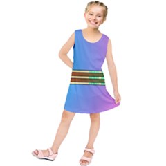 Vaporwave Hack The Planet 4 Kids  Tunic Dress by WetdryvacsLair