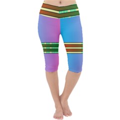 Vaporwave Hack The Planet 4 Lightweight Velour Cropped Yoga Leggings by WetdryvacsLair