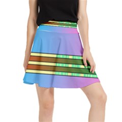 Vaporwave Hack The Planet 4 Waistband Skirt by WetdryvacsLair