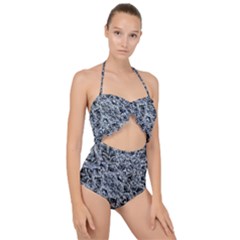 Ice Knot Scallop Top Cut Out Swimsuit by MRNStudios