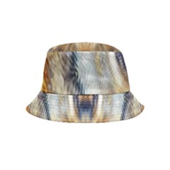 Retro Hippie Vibe Trippy Psychedelic Inside Out Bucket Hat (kids) by CrypticFragmentsDesign