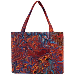 Phoenix in the Rain Abstract Pattern Mini Tote Bag