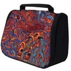 Phoenix in the Rain Abstract Pattern Full Print Travel Pouch (Big)