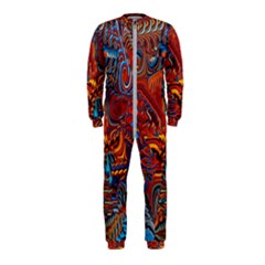 Phoenix Rising Colorful Abstract Art OnePiece Jumpsuit (Kids)