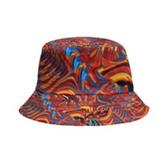 Phoenix Rising Colorful Abstract Art Inside Out Bucket Hat