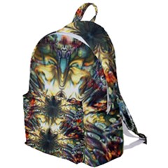 Multicolor Floral Art Copper Patina  The Plain Backpack by CrypticFragmentsDesign