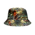 Multicolor Floral Art Copper Patina  Inside Out Bucket Hat View4