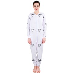 Tribal Style Symbol Drawing Print Pattern Onepiece Jumpsuit (ladies)  by dflcprintsclothing