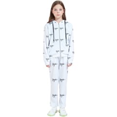 Tribal Style Symbol Drawing Print Pattern Kids  Tracksuit by dflcprintsclothing