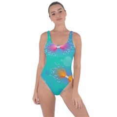 Non Seamless Pattern Blues Bright Bring Sexy Back Swimsuit