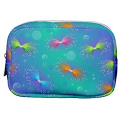 Non Seamless Pattern Blues Bright Make Up Pouch (small)