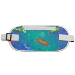 Non Seamless Pattern Blues Bright Rounded Waist Pouch