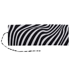 Wave Line Curve Roll Up Canvas Pencil Holder (m) by Dutashop