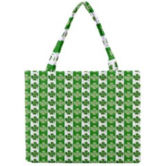 Clover Leaf Shamrock St Patricks Day Mini Tote Bag by Dutashop