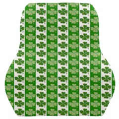 Clover Leaf Shamrock St Patricks Day Car Seat Back Cushion  by Dutashop