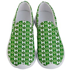 Clover Leaf Shamrock St Patricks Day Men s Lightweight Slip Ons