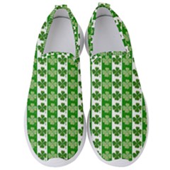 Clover Leaf Shamrock St Patricks Day Men s Slip On Sneakers by Dutashop