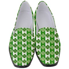 Clover Leaf Shamrock St Patricks Day Women s Classic Loafer Heels by Dutashop