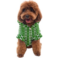 Clover Leaf Shamrock St Patricks Day Dog Coat by Dutashop