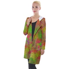 Easter Egg Colorful Texture Hooded Pocket Cardigan