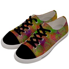Easter Egg Colorful Texture Men s Low Top Canvas Sneakers