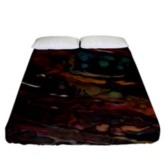 Abstract Art Fitted Sheet (king Size)