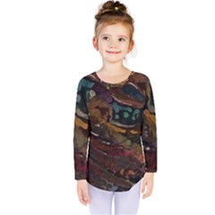 Abstract Art Kids  Long Sleeve Tee