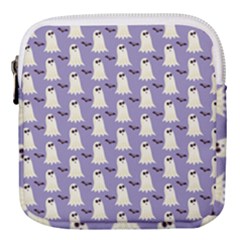 Halloween Ghost Bat Mini Square Pouch