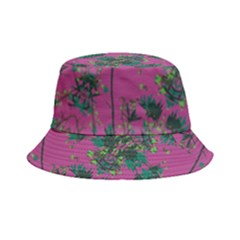 Modern Floral Collage Print Pattern Bucket Hat by dflcprintsclothing