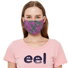 Modern Floral Collage Print Pattern Cloth Face Mask (adult) by dflcprintsclothing