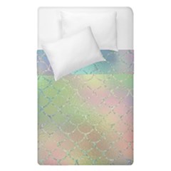 Pastel Mermaid Sparkles Duvet Cover Double Side (single Size)