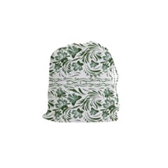 Green Leaves Drawstring Pouch (small) by Eskimos