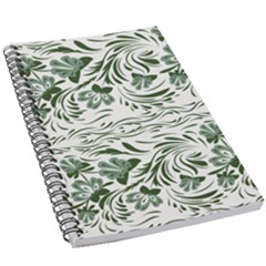 Green Leaves 5 5  X 8 5  Notebook by Eskimos