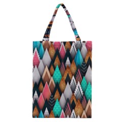 Abstract Triangle Tree Classic Tote Bag by Dutashop