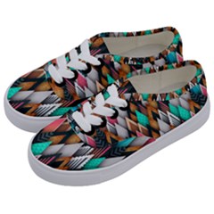 Abstract Triangle Tree Kids  Classic Low Top Sneakers by Dutashop