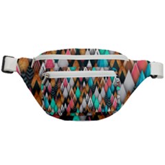 Abstract Triangle Tree Fanny Pack