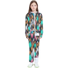Abstract Triangle Tree Kids  Tracksuit