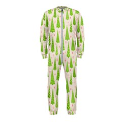 Christmas Green Tree Onepiece Jumpsuit (kids)