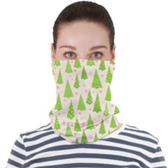 Christmas Green Tree Face Seamless Bandana (adult)