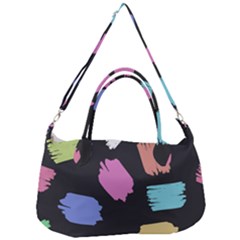 Many Colors Pattern Seamless Removal Strap Handbag