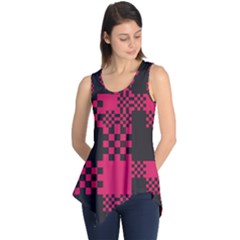 Cube Square Block Shape Sleeveless Tunic by Dutashop