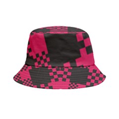 Cube Square Block Shape Inside Out Bucket Hat by Dutashop