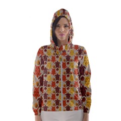 Sea Turtle Sea Life Pattern Women s Hooded Windbreaker by Dutashop