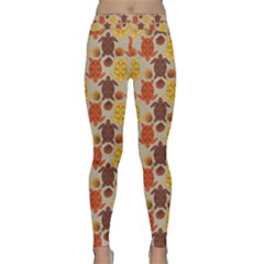 Sea Turtle Sea Life Pattern Classic Yoga Leggings by Dutashop